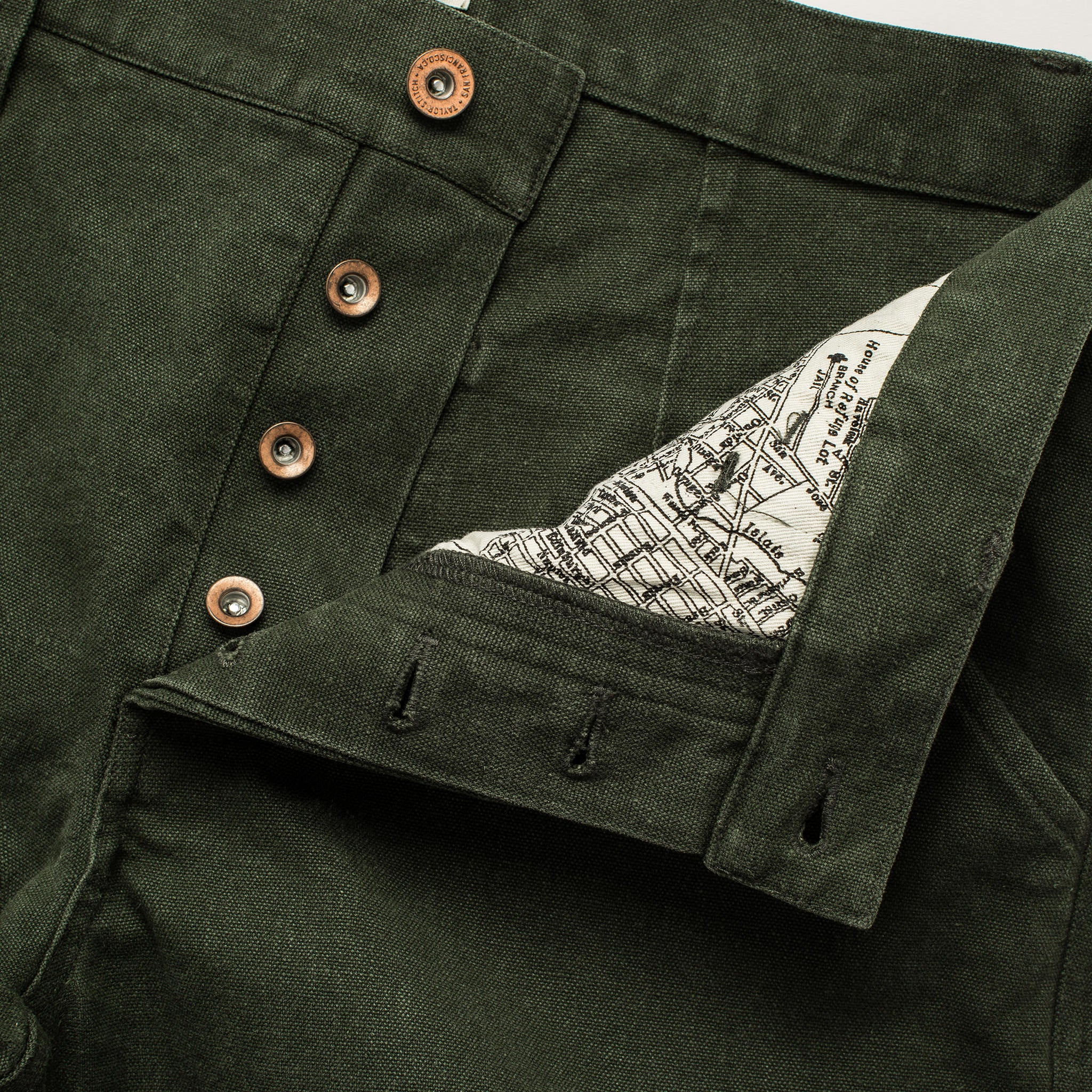 The Chore Pant in Dark Olive Boss Duck - Image 11